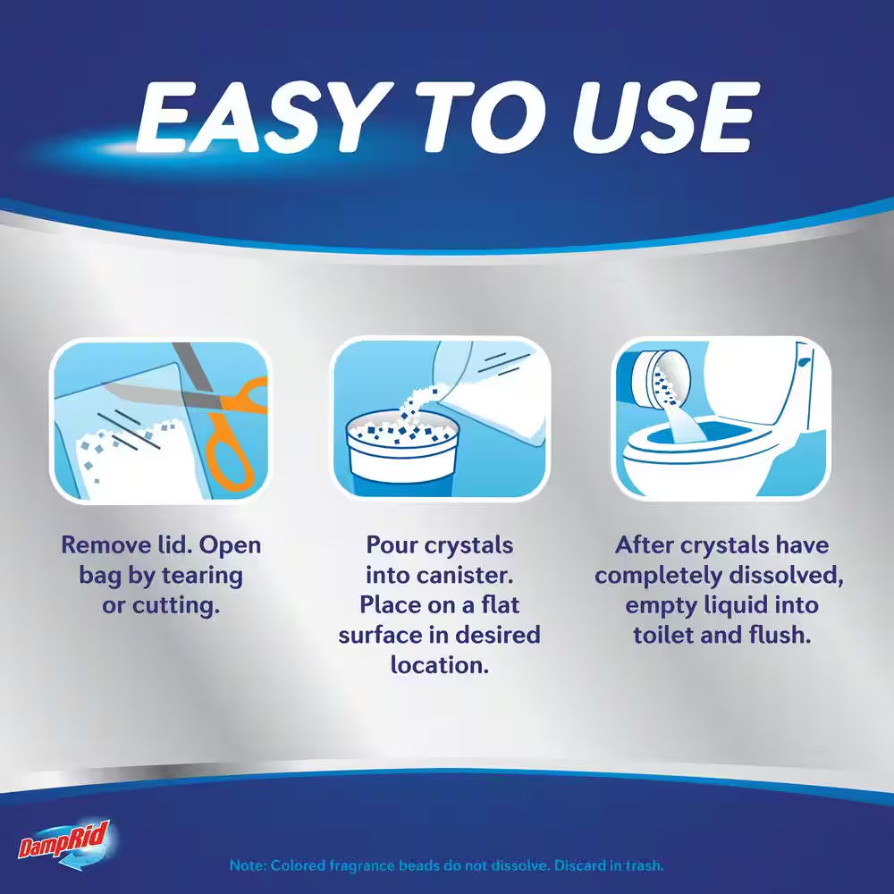 11 Oz. Fresh Scent Refillable Moisture Absorber (4-Pack)