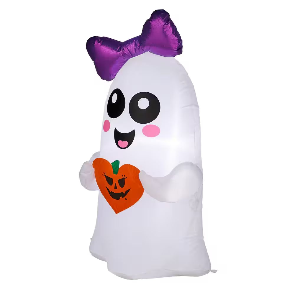 3.5 Ft LED Ghost with Bow Inflatable Airblown®I3