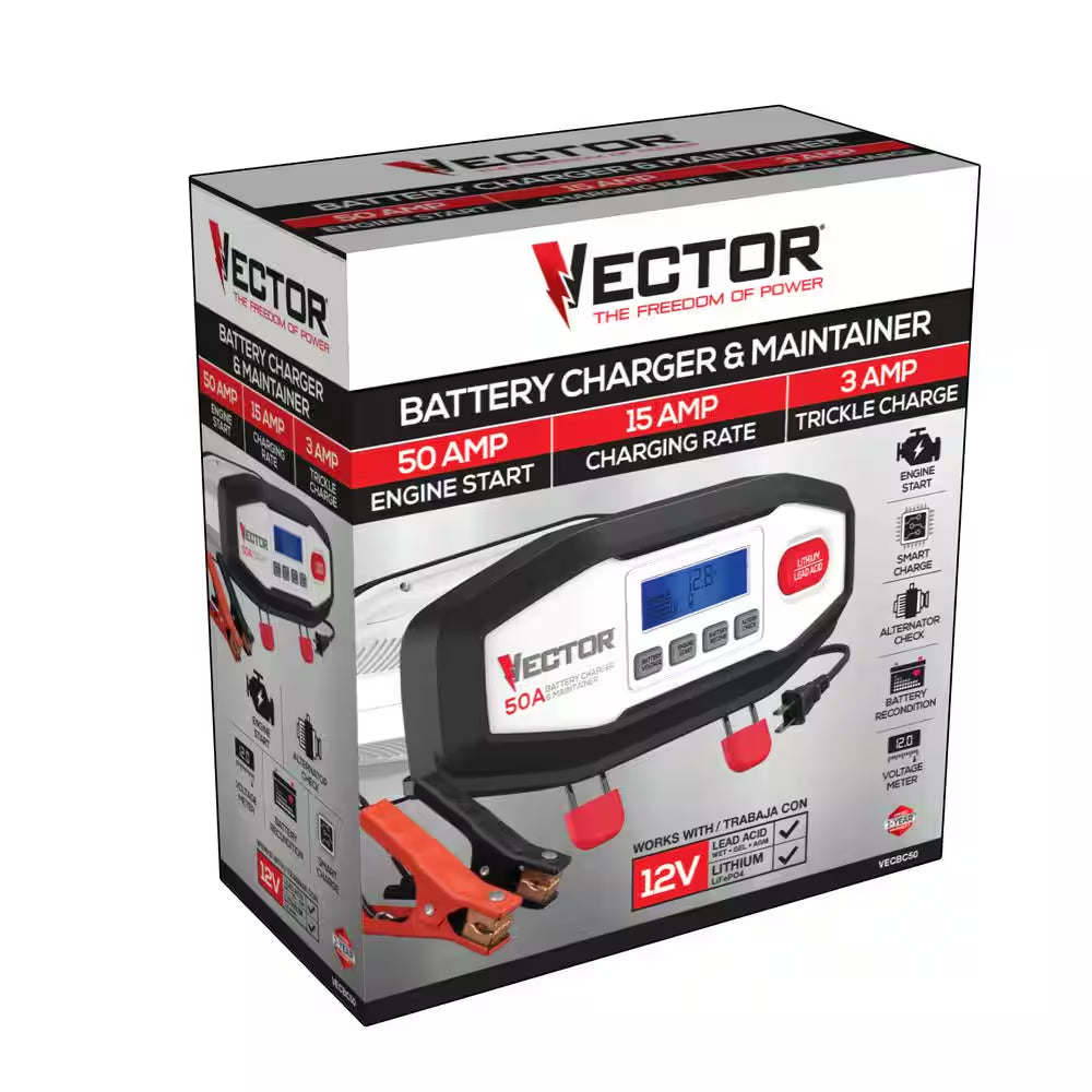 50 Amp Battery Charger/Maintainer