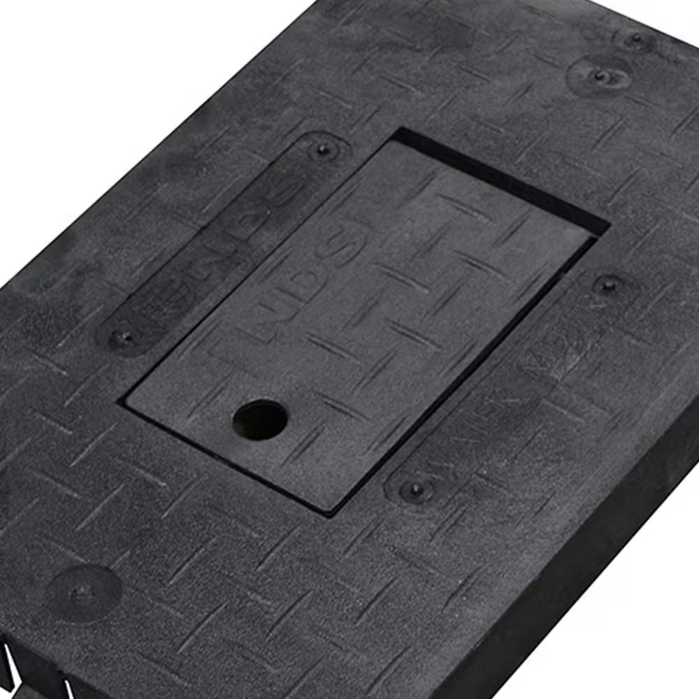 Rectangular Reader Lid Only for 12 In. Water Meter Box, Black
