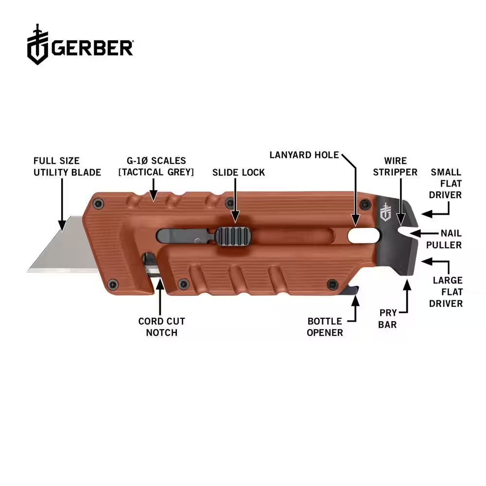 Prybrid 8-In-1 Multi Tool Utility Knife