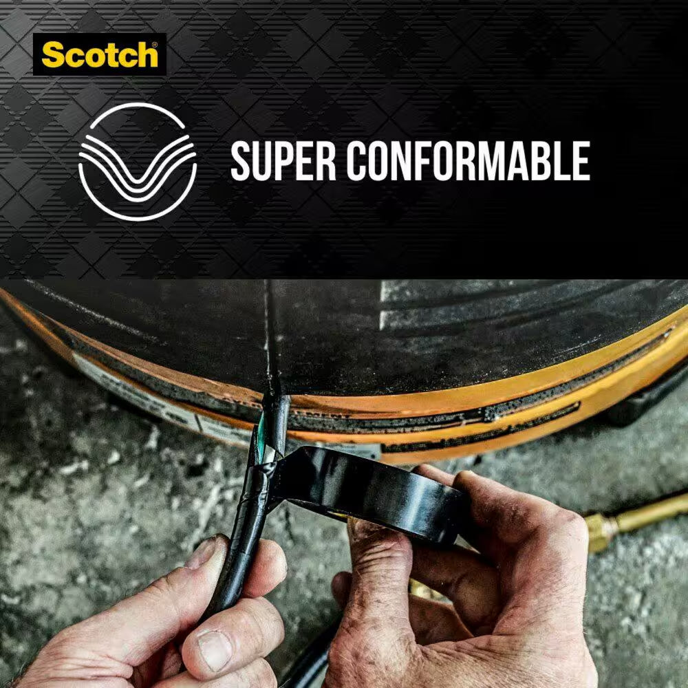Super 33+ 3/4 In. X 66 Ft. X 0.007 In. Vinyl Electrical Tape, Black