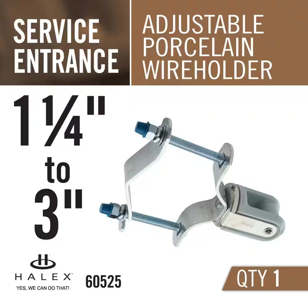 1-1/4 In. - 3 In. Service Entrance (SE) Adjustable Wire Holder