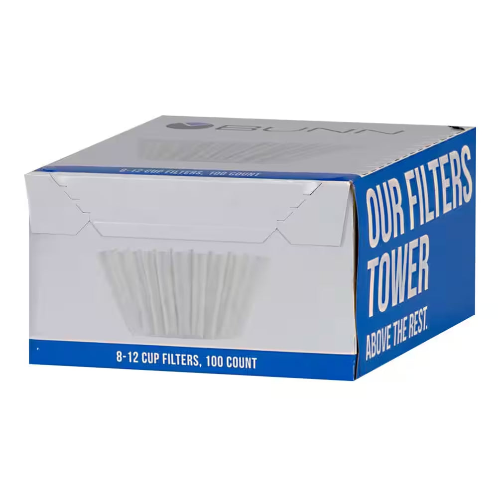 8-12 Cup Coffee Filters and 100/Pack Case of 6