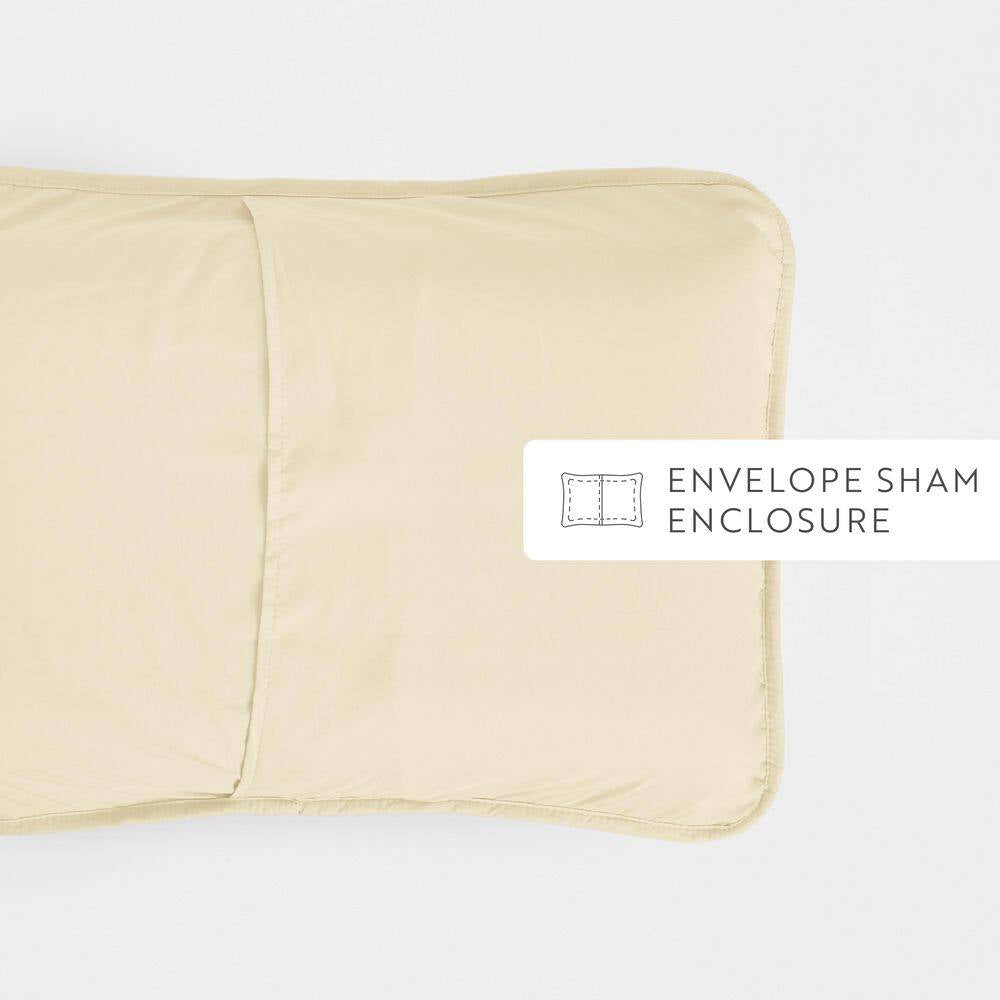 Square Yellow Queen Performance Quilted Coverlet Set