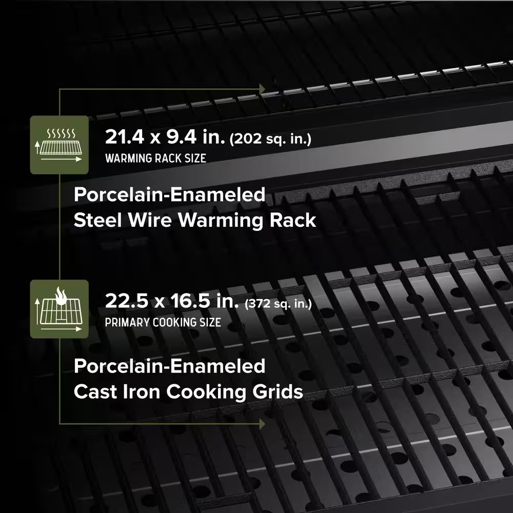 Oakford Homestead 24-Heavy Duty Charcoal Grill in Black