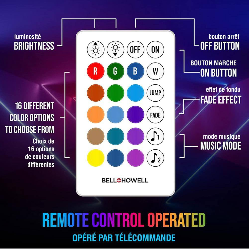 95 Lumens 16 Colors 4 Modes LED Strip Light Tape Light with Remote Control