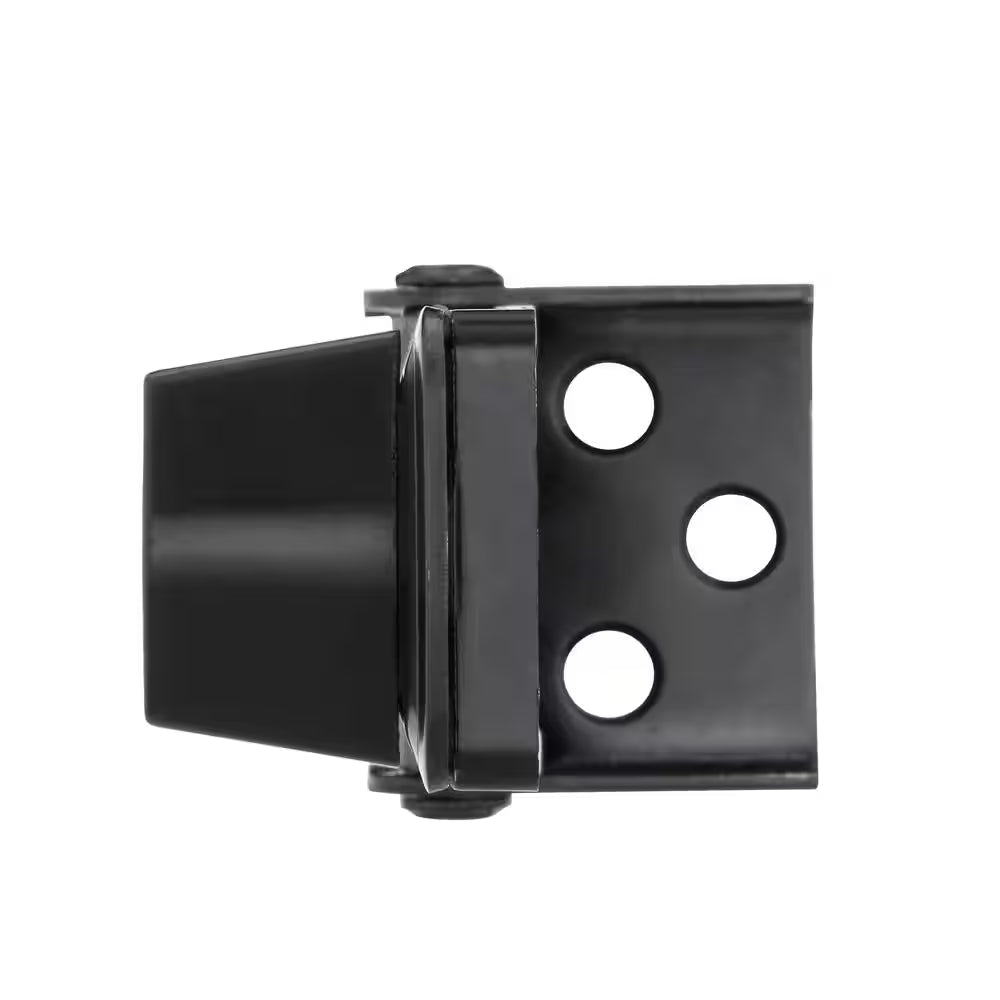 3-1/2 In. Black Key Locking Hasp
