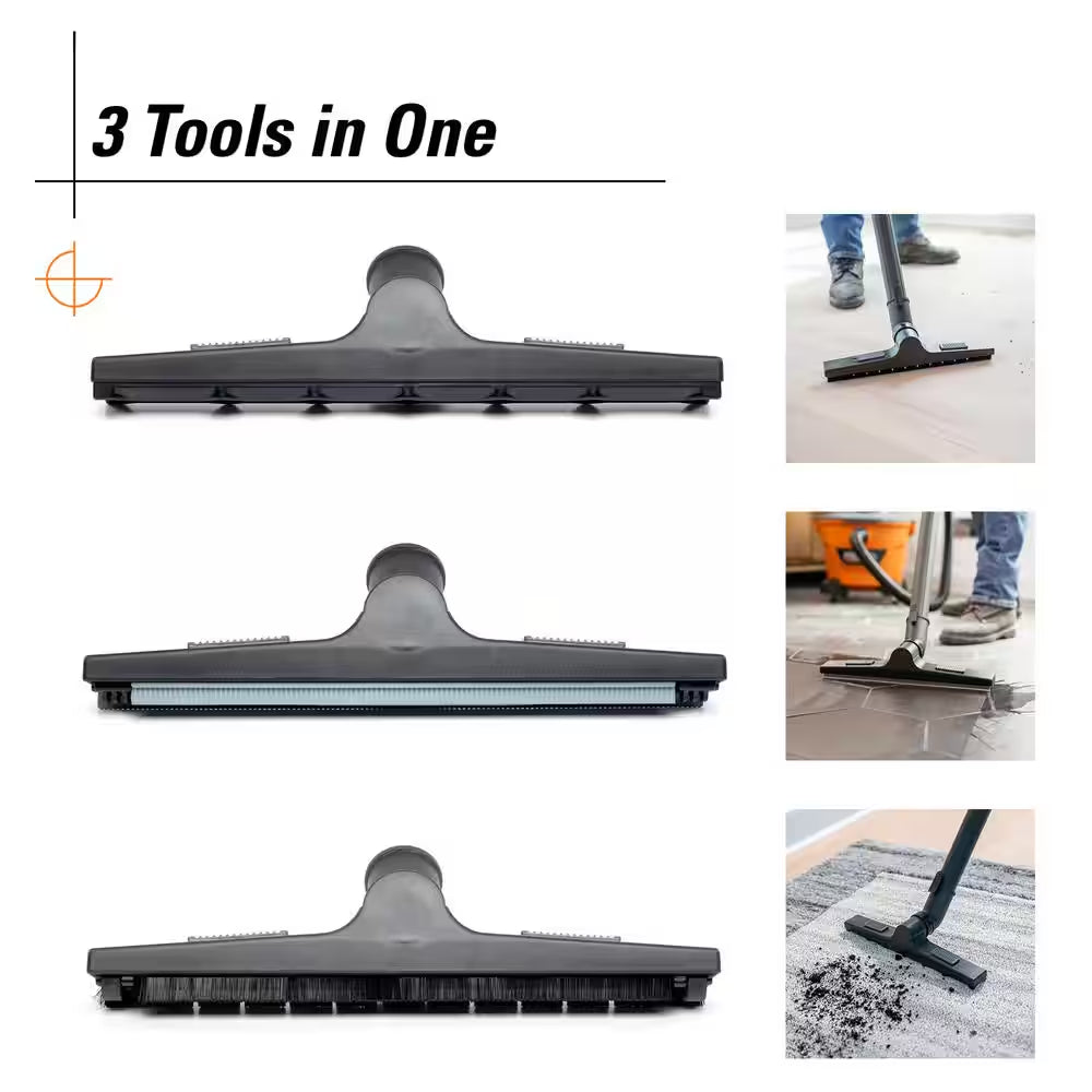 1-7/8 In. and 2-1/2 In. VT1738 Premium Floor Cleaning Accessory Kit Shop Vacuum Attachments for  Wet Dry Vacs