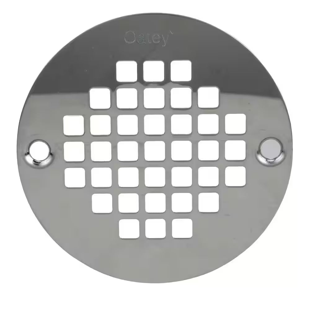 4 In. round Screw-In Stainless Steel Shower Drain Cover