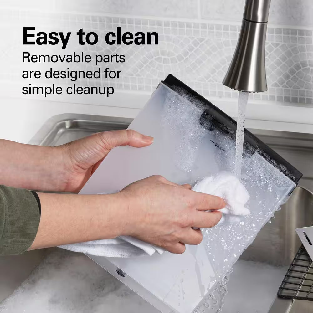 2-Cup Black Espresso Maker with 15-Bar Pump