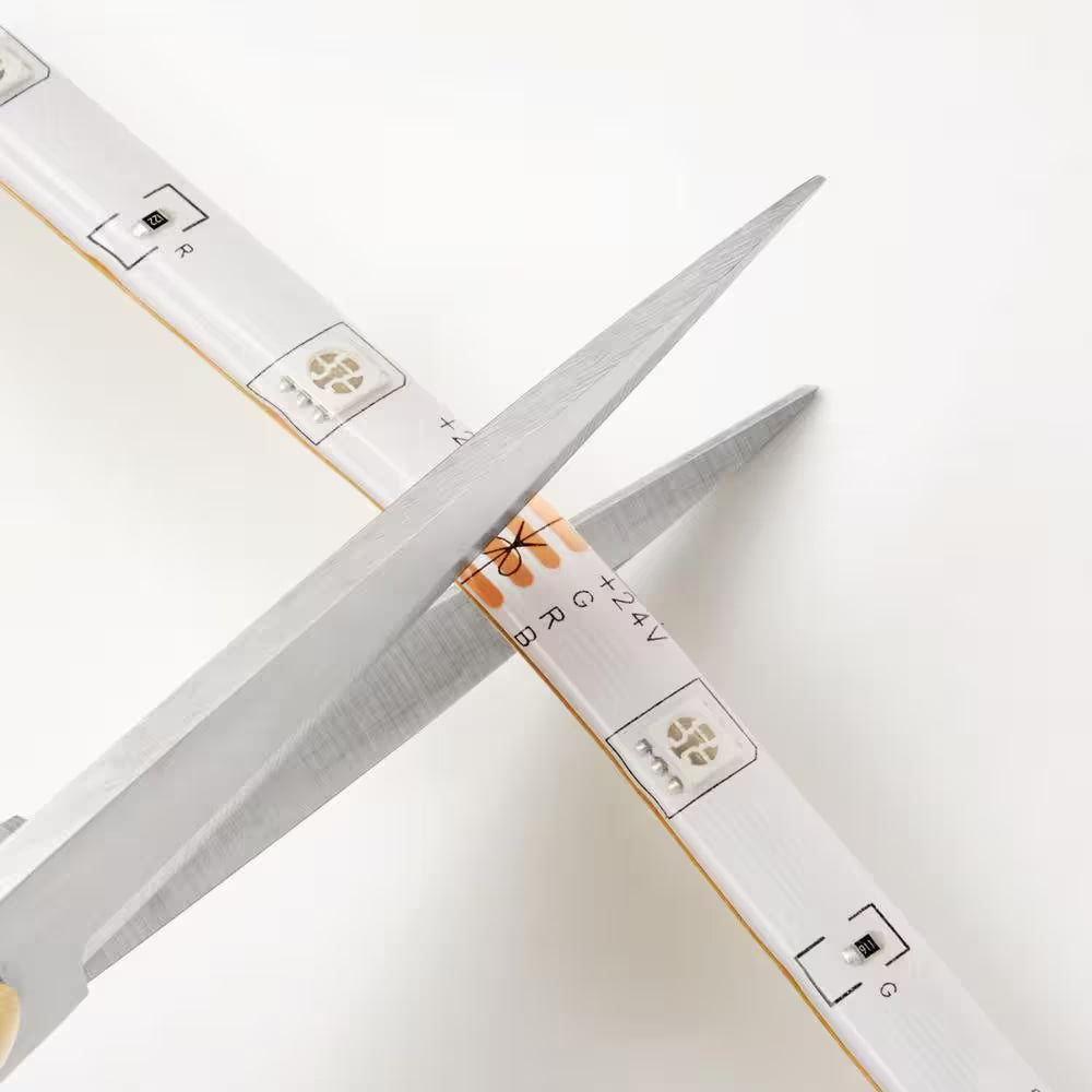 32.8 Ft. RGB Color Changing Dimmable LED Strip Light with Remote Control