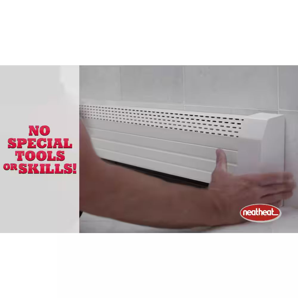 30/07 Original Series Left End/Wall Cap - Hot Water Hot Water Baseboard Cover (Not for Electric Baseboard)