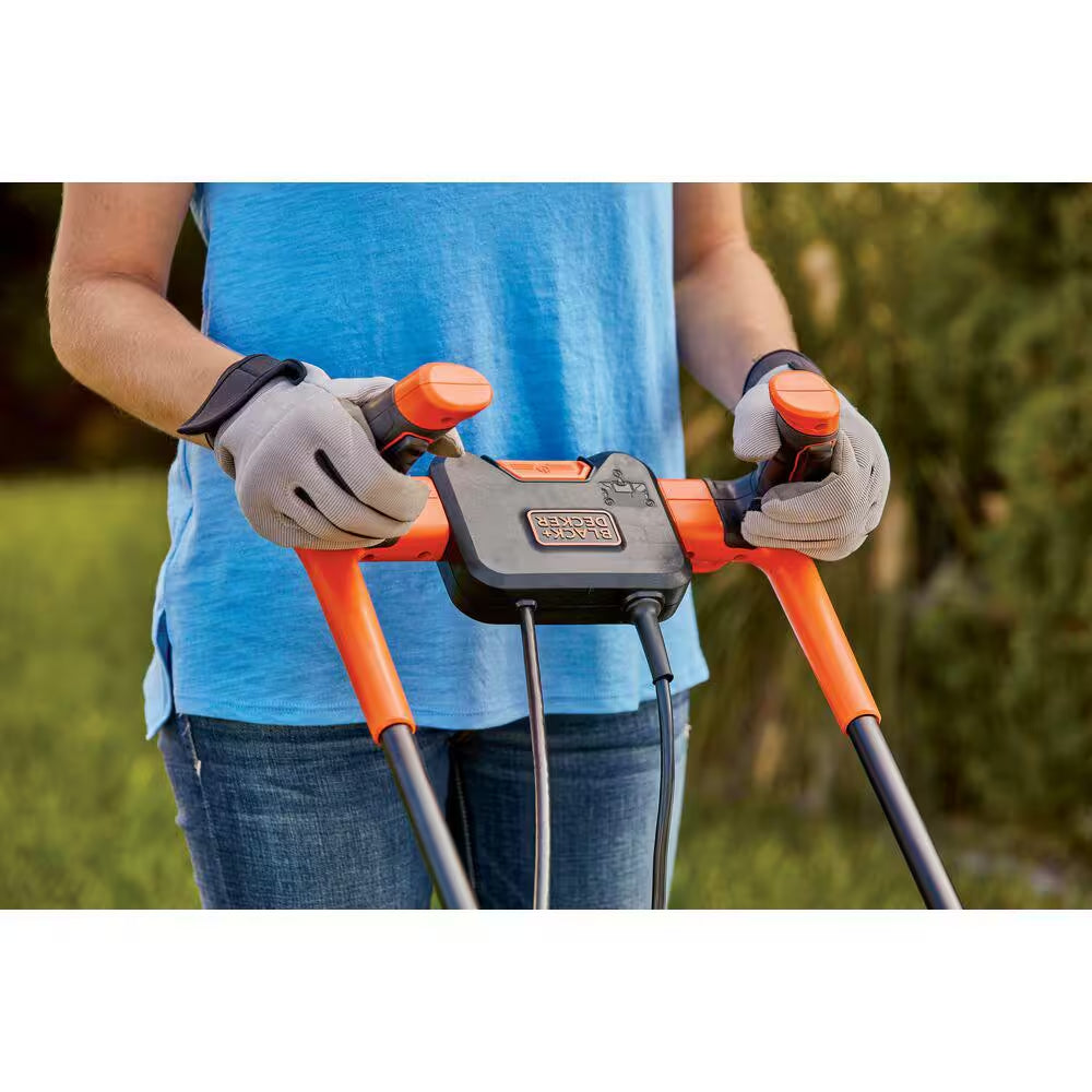 17 In. 12 AMP Corded Electric Walk behind Push Lawn Mower