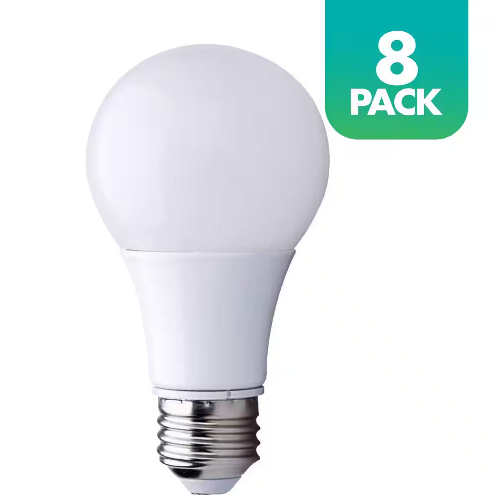 60-Watt Equivalent A19 Dimmable LED Light Bulb, 2700K Soft White, 8-Pack