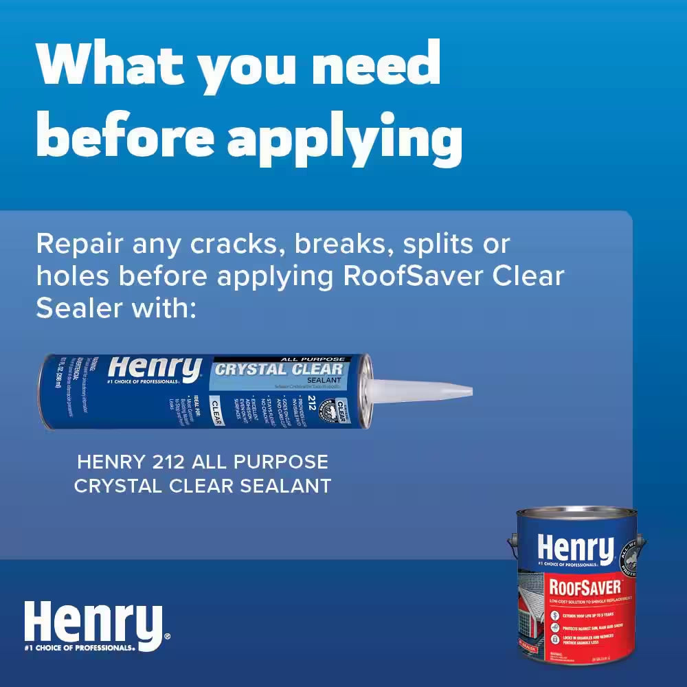 812 Roofsaver Clear Sealer Shingle Roof Coating 0.90 Gal.