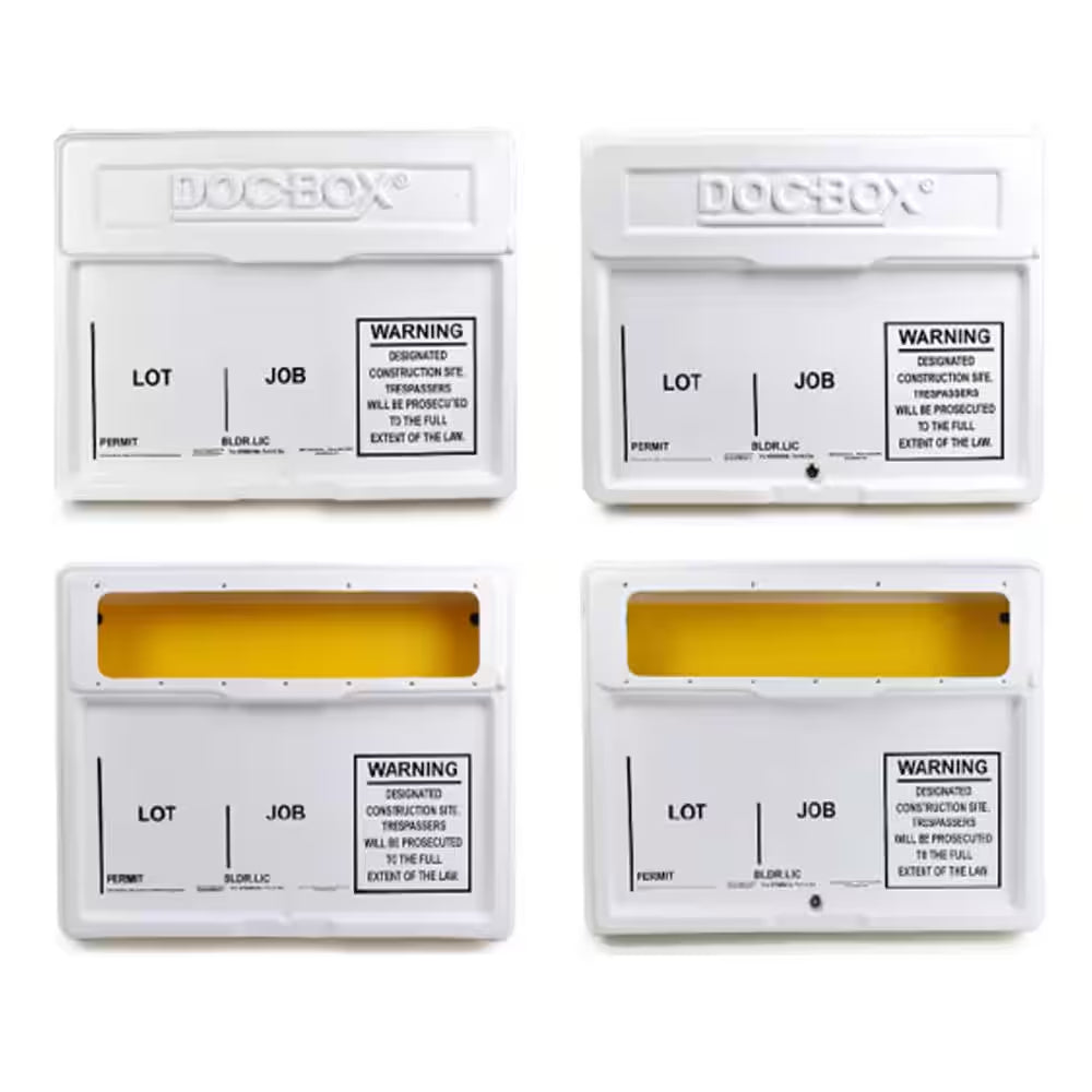 21 In. X 27 In. X 4 In. Outdoor/Indoor Standard Posting Permit Box Unit