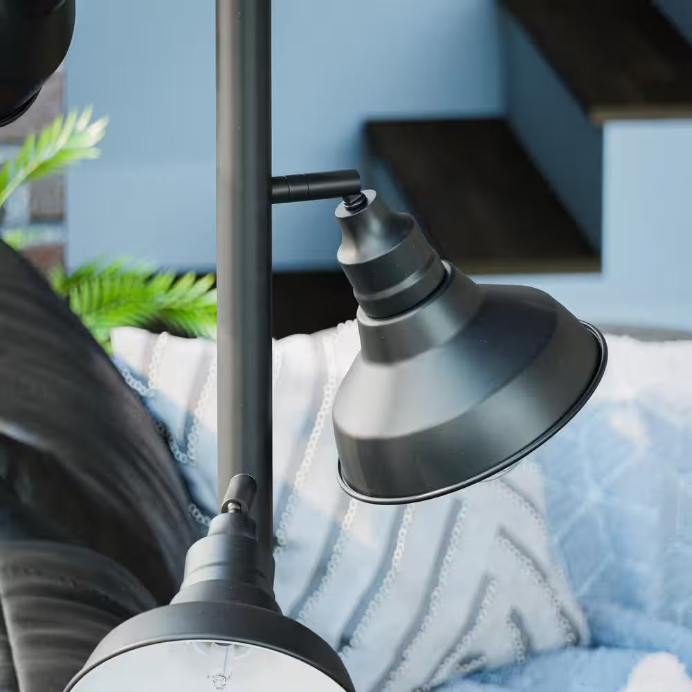 Selsdon 65 In. Black Tree Floor Lamp