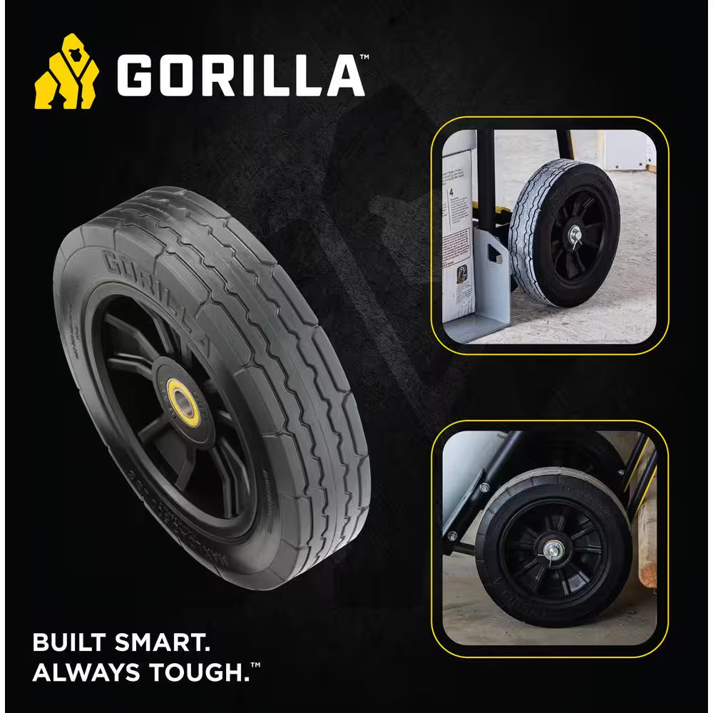 10 In. Heavy-Duty No-Flat Hand Truck Replacement Tire