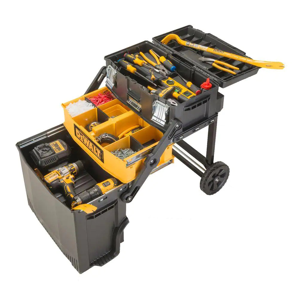 16 In. 4-In-1 Cantilever Tool Box Mobile Work Center