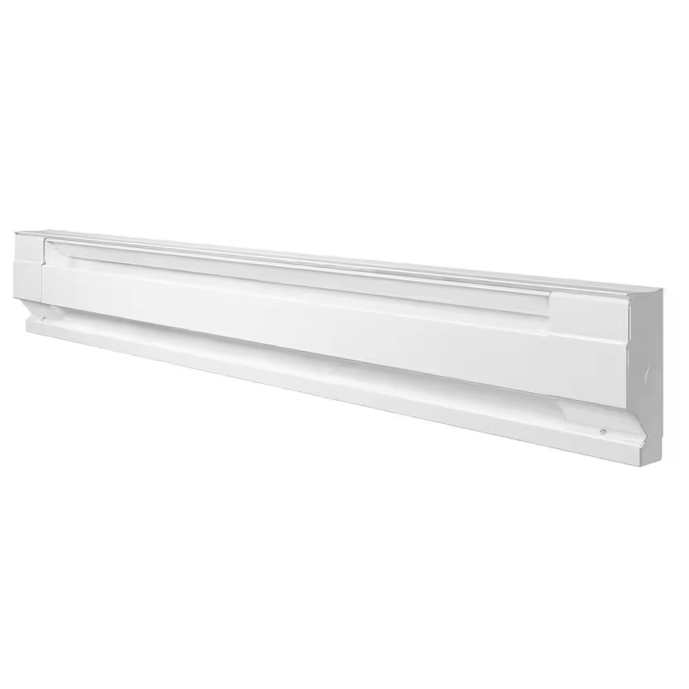 48 In. 240/208-Volt 1,000/750-Watt Electric Baseboard Heater in White