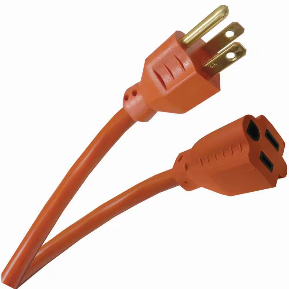 50 Ft. 16/3 Light Duty Indoor/Outdoor Extension Cord, Orange