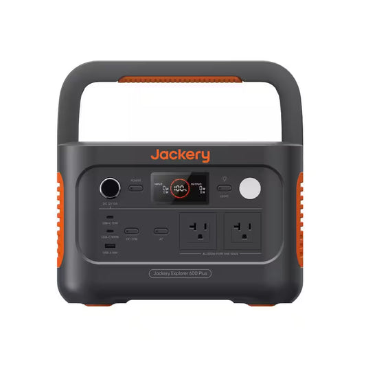 800-Watt Output/1600 Peak Portable Power Station Explorer 600 plus Push Button Start Battery Generator for Outdoors
