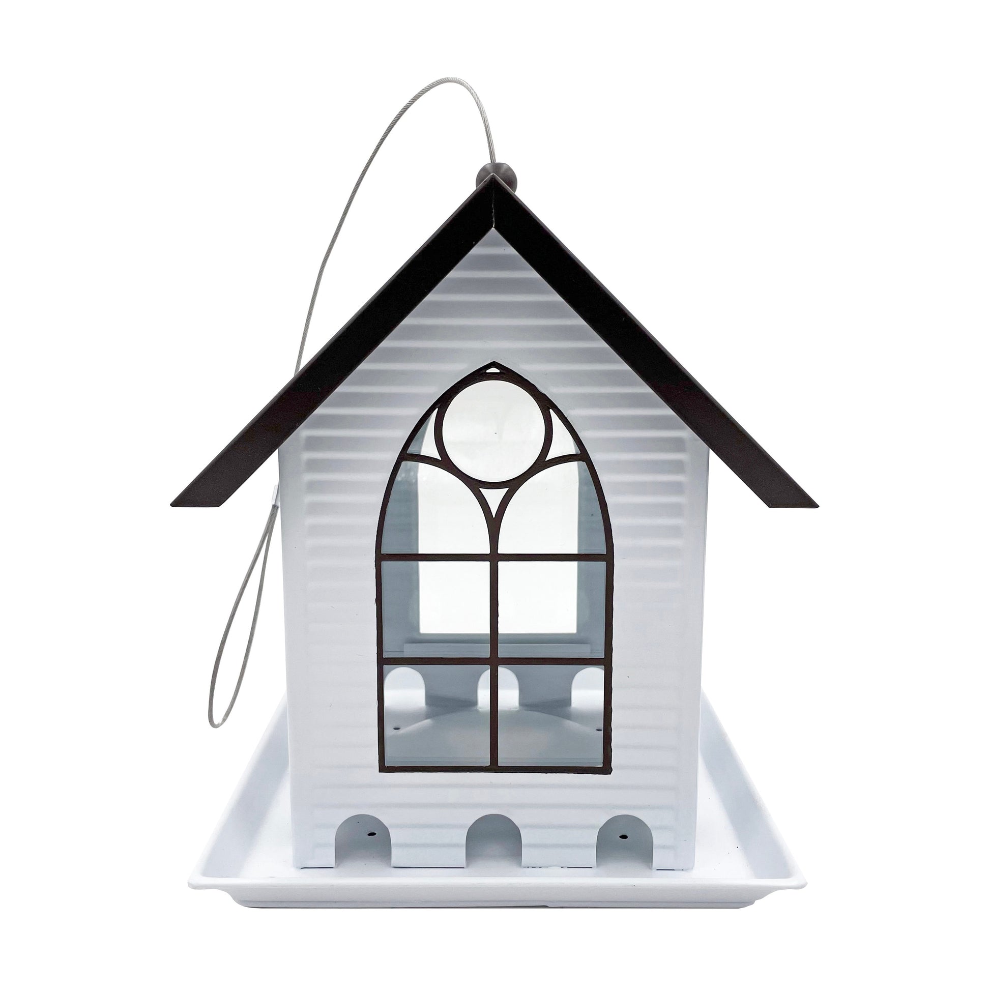Steel Hanging Hopper Bird Feeder - 5-Lb