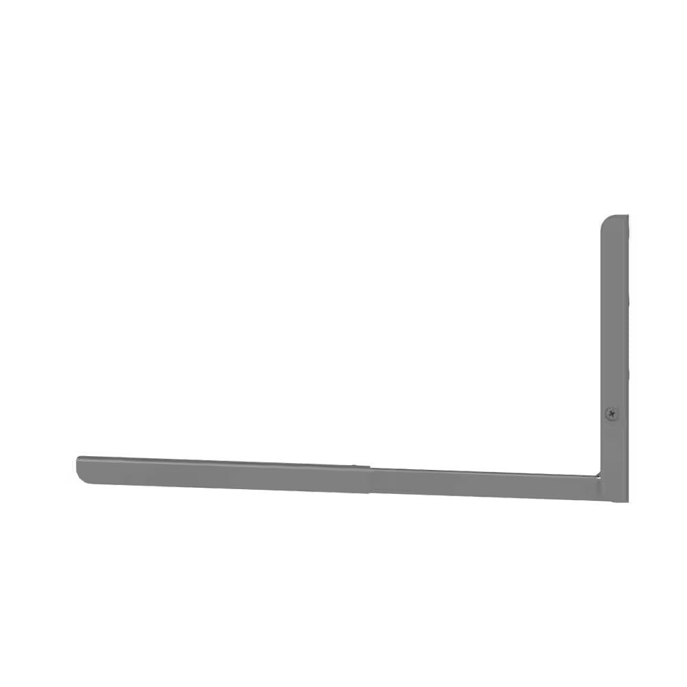 Universal Wall-Mounted Microwave Bracket in Silver