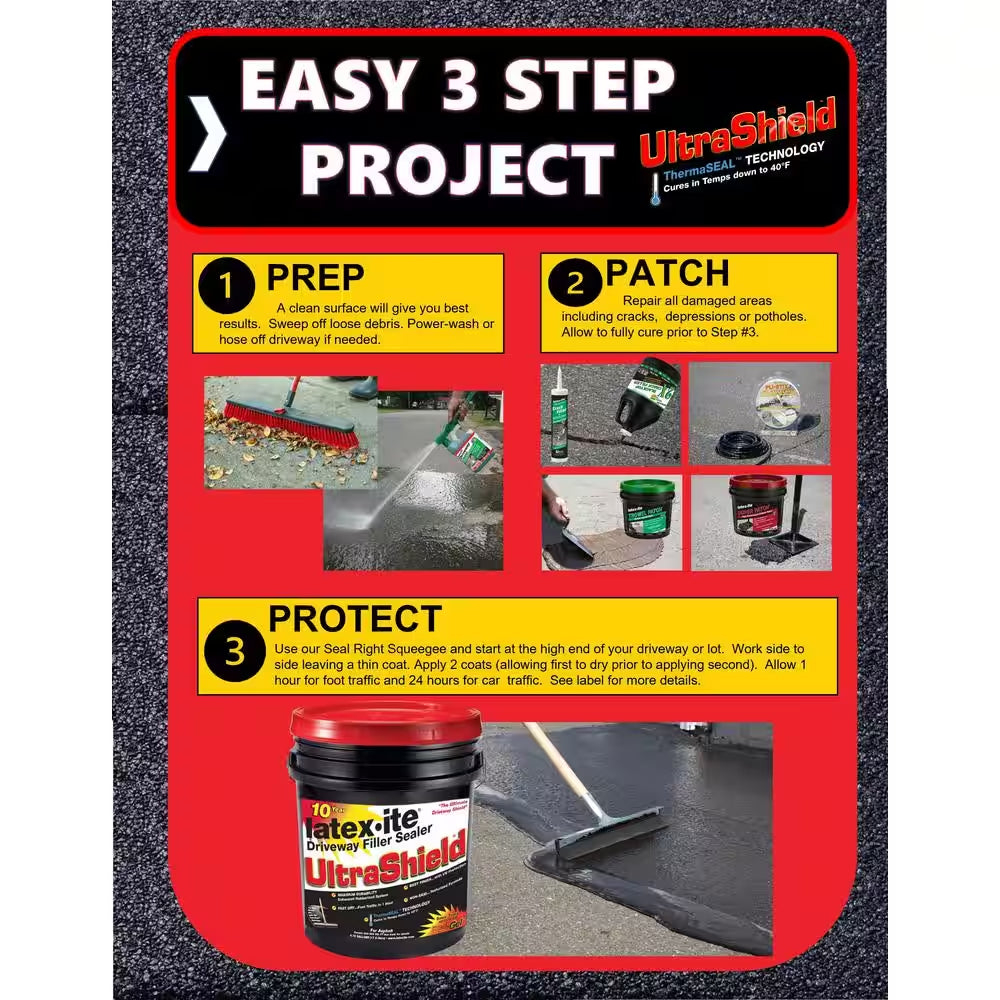 4.75 Gal. Ultra Shield Driveway Filler Sealant