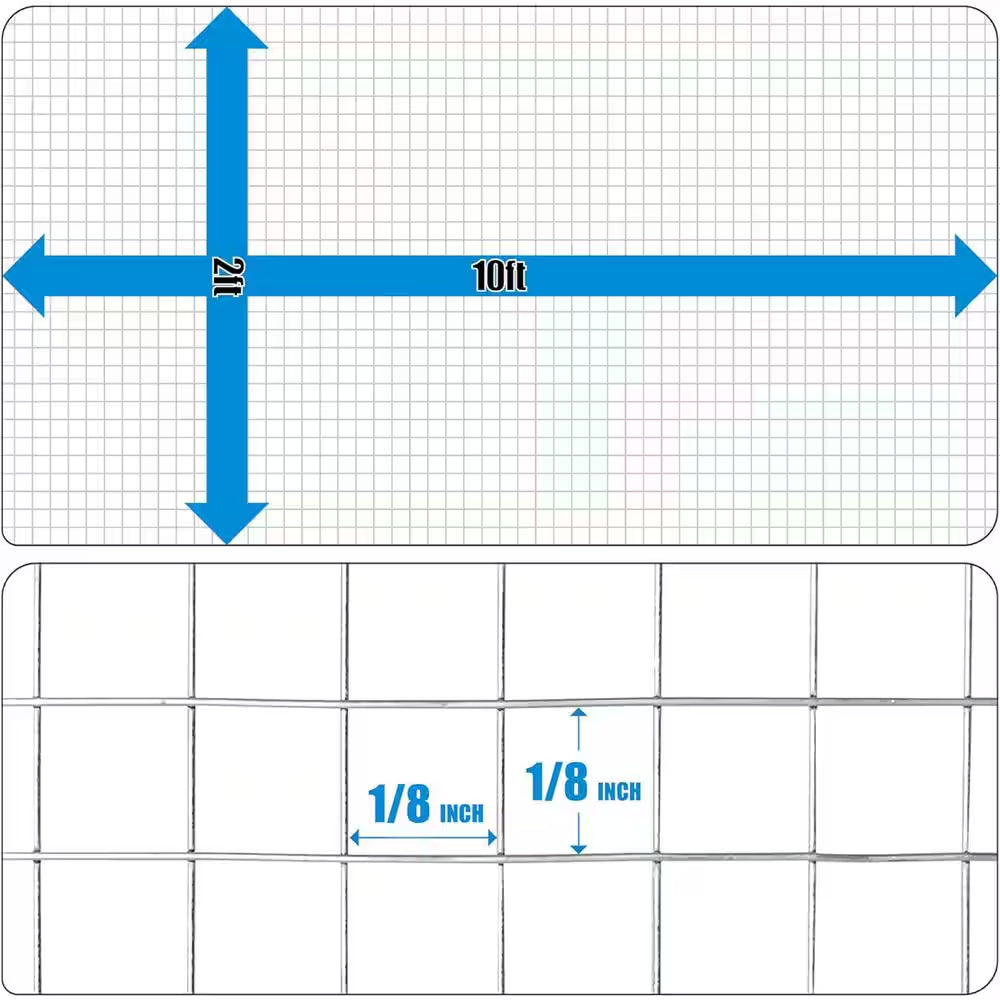 1/8 In. X 2 Ft. X 10 Ft. 27-Gauge Hardware Cloth