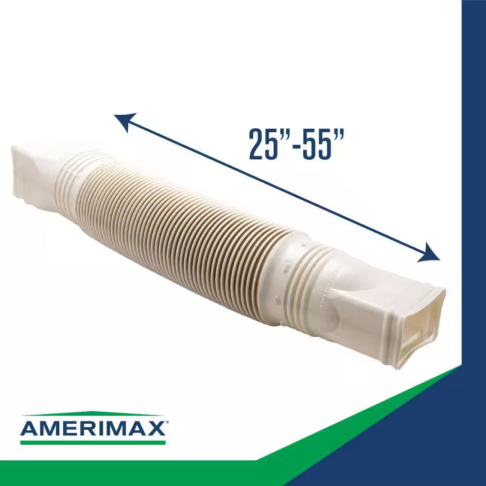 Flex a Spout 55 In. Stone Vinyl Downspout Extension