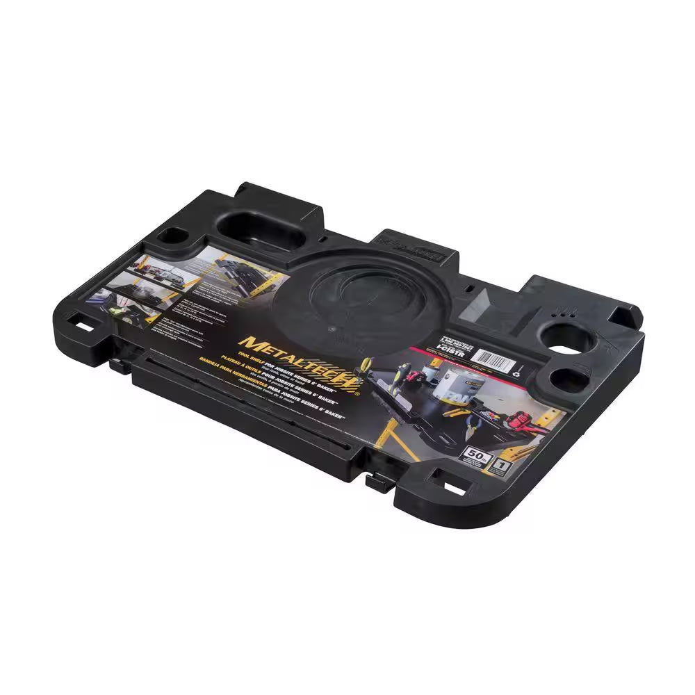 Jobsite 30 In. X 20 In. X 3 In. Polypropylene Tool Box Tray, Parts and Accessories Holder/Organizer for Scaffold