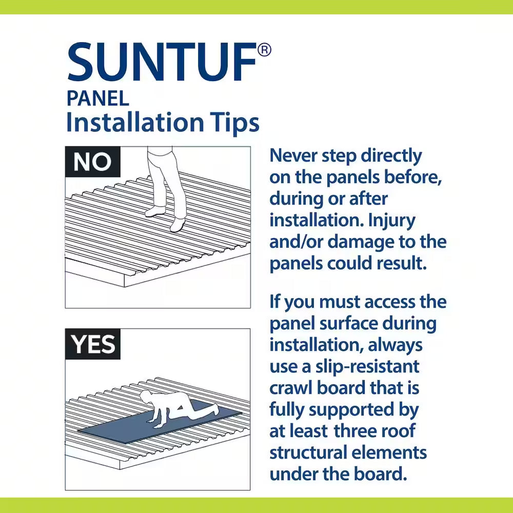 26 In. X 6 Ft. Corrugated Polycarbonate Roof Panel in Solar Control Silver