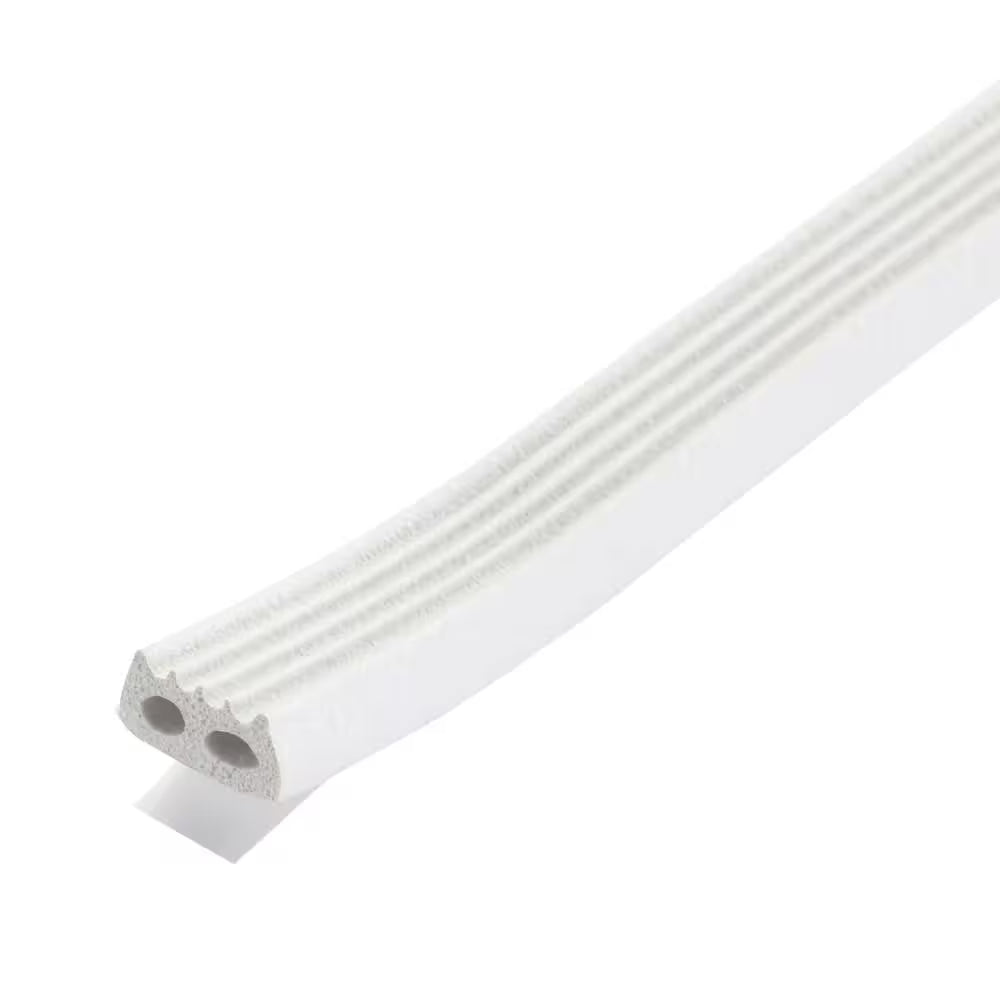 5/16 In. X 19/32 In. X 10 Ft. White Premium Rubber Window Seal for Large Gaps
