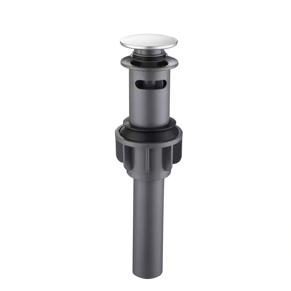 Dorind Single Hole Single-Handle Deck Mount High-Arc Bathroom Faucet in Polished Chrome