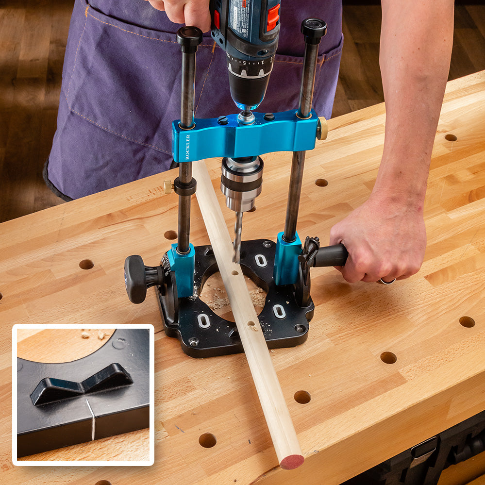 Rockler Portable Drill Guide 1/2'' Jacobs Chuck