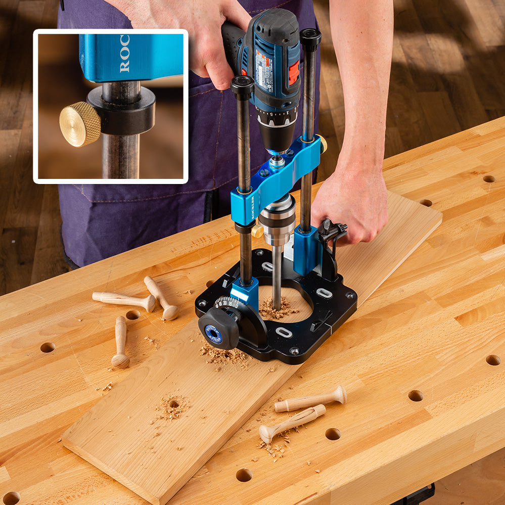 Rockler Portable Drill Guide 1/2'' Jacobs Chuck