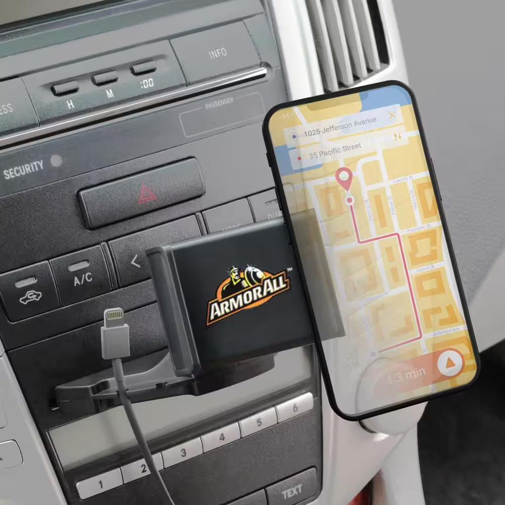 Universal CD Slot Phone Mount, Adjusts 360-Degrees