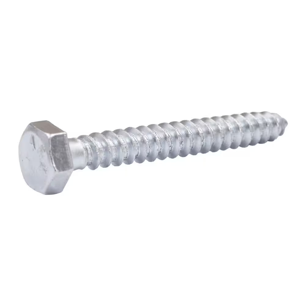 5/16 In. X 2-1/2 In. Hex Zinc Plated Lag Screw