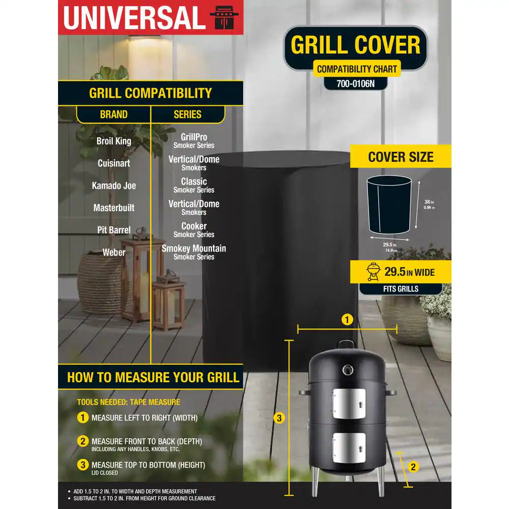 Dome Smoker Grill Cover