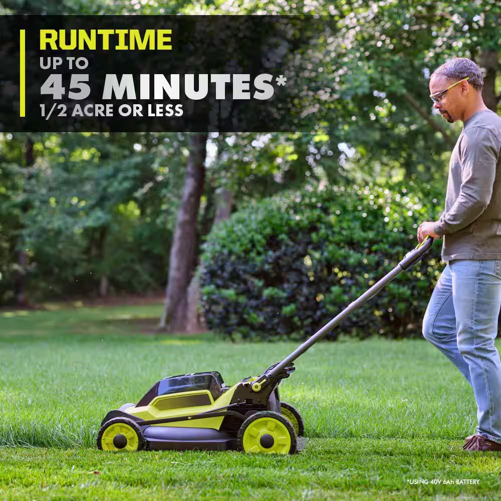 40V HP Brushless 20 In. Cordless Battery Walk behind Push Lawn Mower (Tool Only)