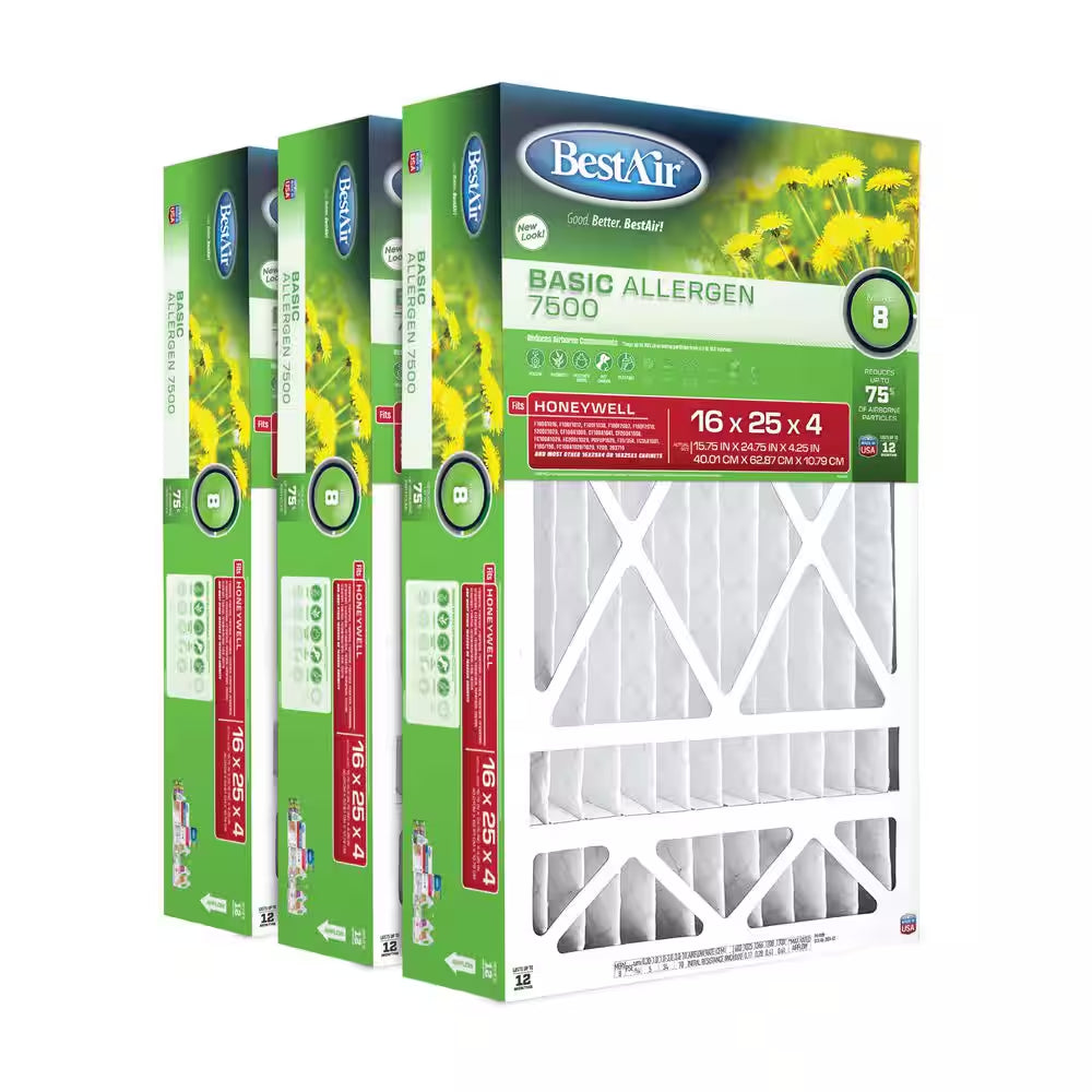 16 X 25 X 4 Honeywell FPR 4 Air Cleaner Filter