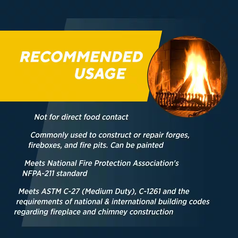 4.5 In. X 9 In. X 1.25 In. Fire Brick (6 per Box)