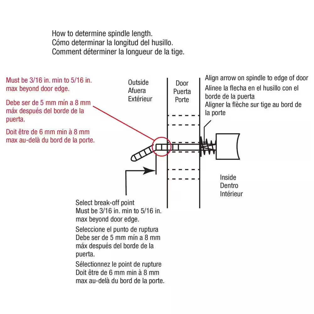 Push Button Screen or Storm Door Latch, Black