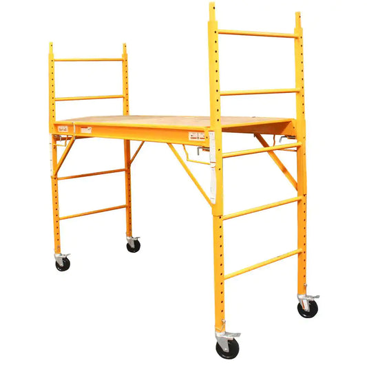 6 Ft. X 6 Ft. X 2.4 Ft. Multi-Use Drywall Baker Scaffolding with 1000 Lb. Capacity