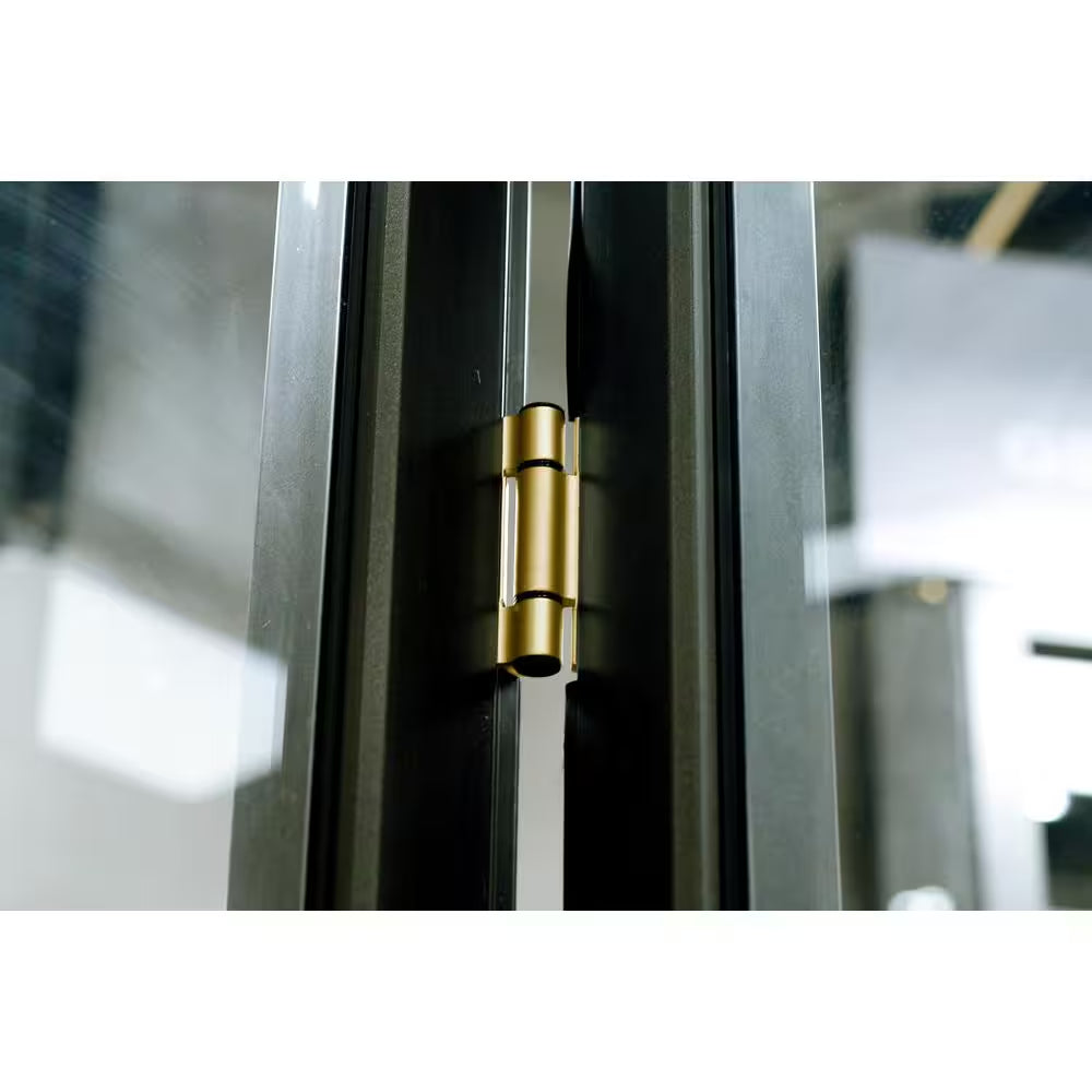 4 In. X 4-1/2 In. Antique Brass Self Closing Full Mortise Spring Hinge