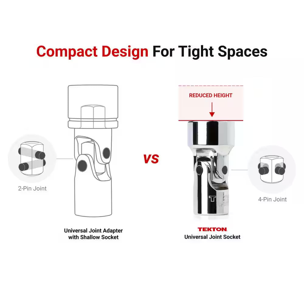 1/4 In. Drive X 10 Mm Universal Joint Socket