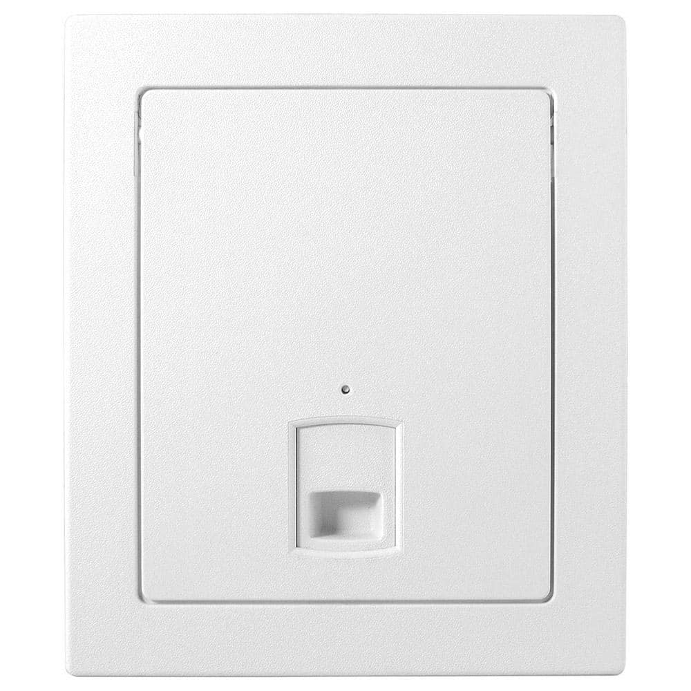 6 In. X 7 In. Easy Install Flush Mount Wall/Ceiling Plastic Access Door Panel with Frame and Child-Resistant Latch