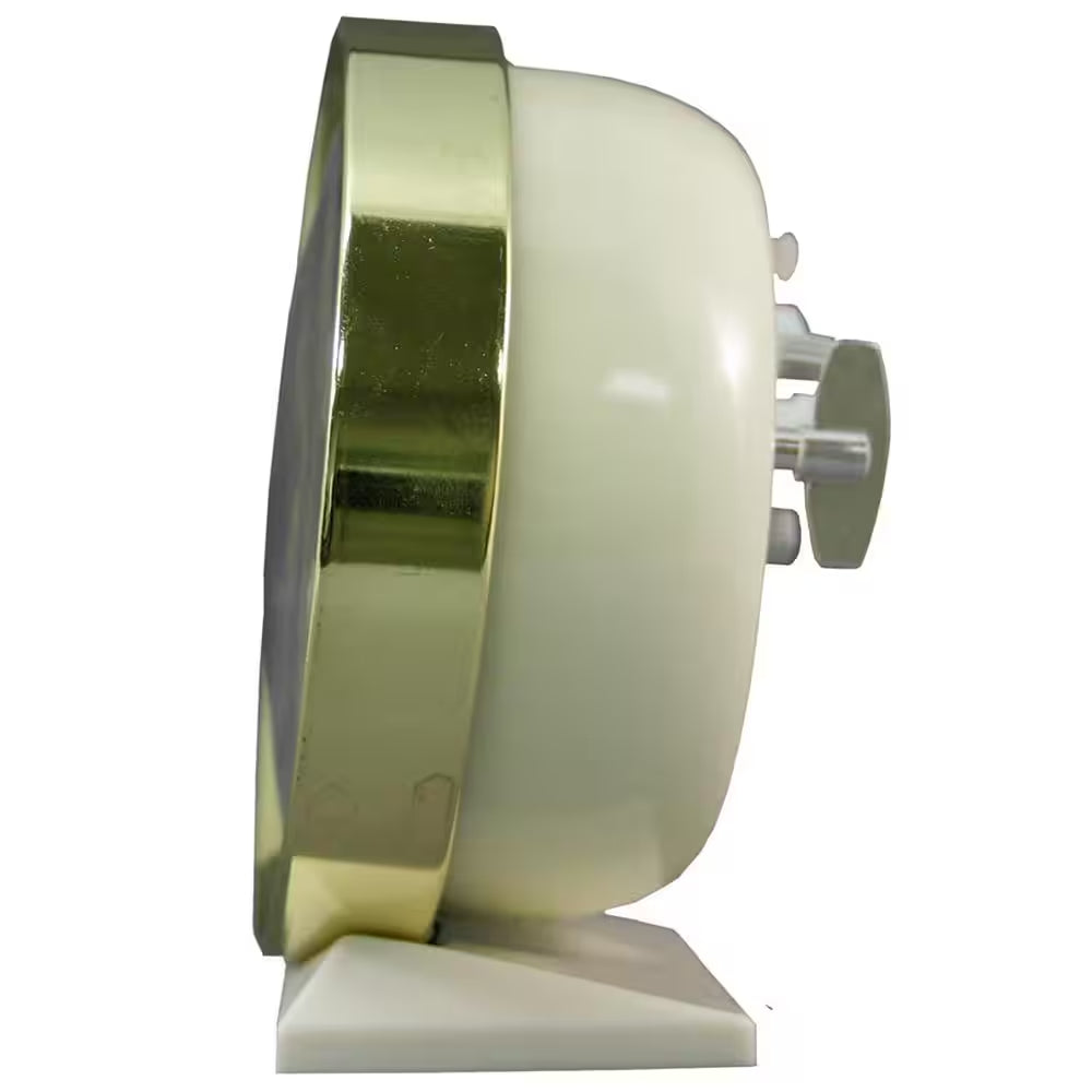 4 In. round Loud Bell Keywind Analog Alarm Clock